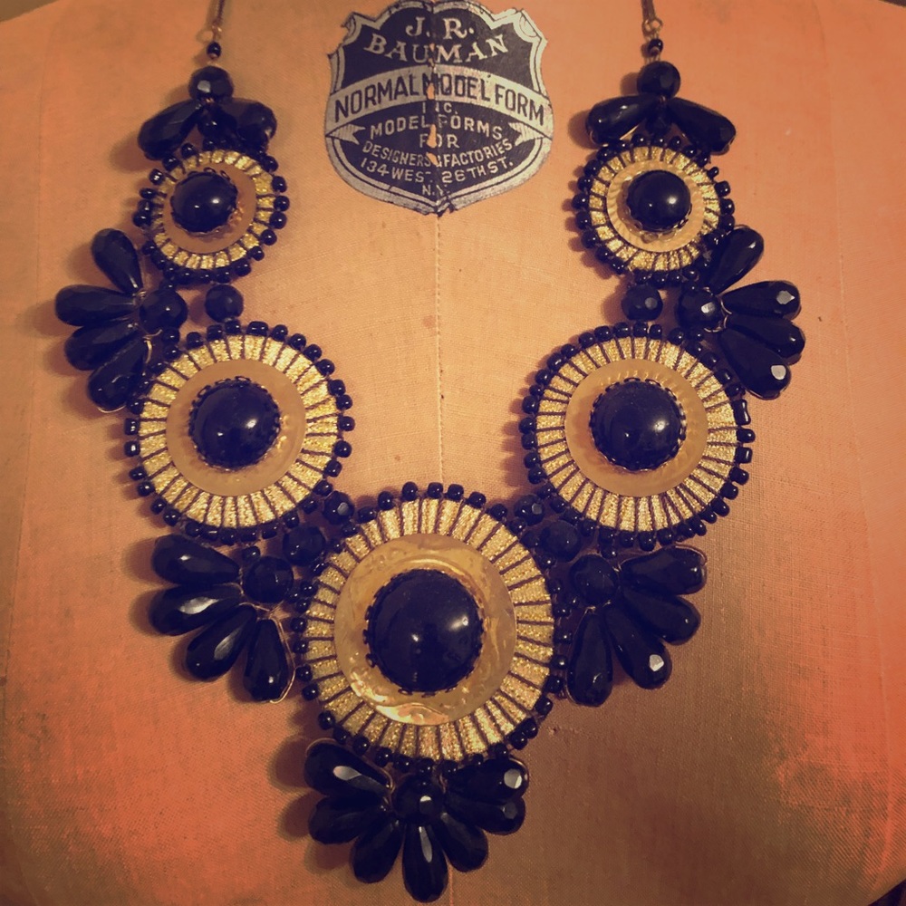 Statement necklace to dress up or down